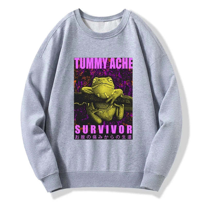 Tokyo-Tiger A Frog With Stomachache Sweatshirt