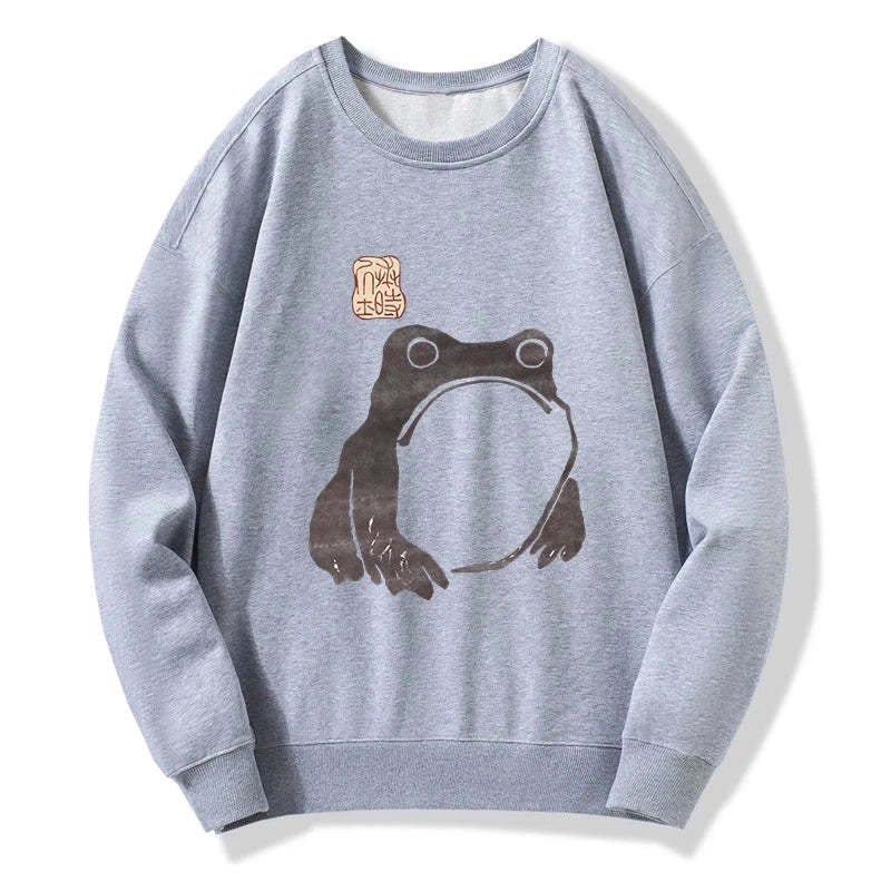 Tokyo-Tiger Matsumoto Hoji woodblock print frog Sweatshirt
