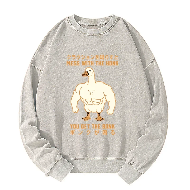 Tokyo-Tiger Strong Goose Japanese Washed Sweatshirt