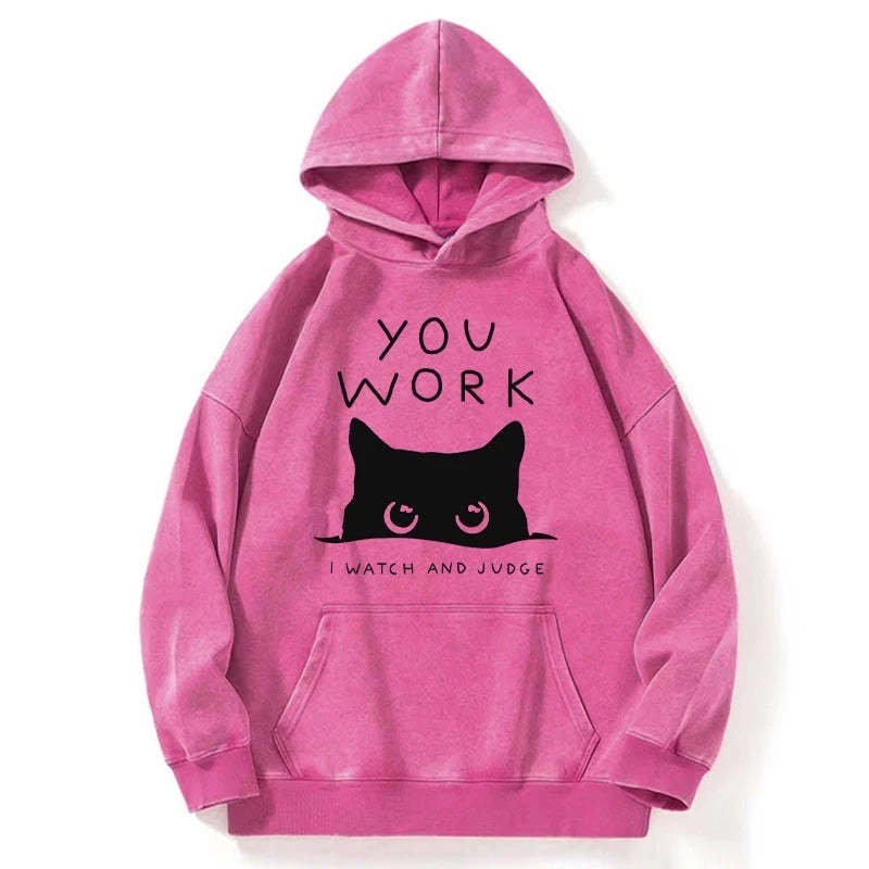 Tokyo-Tiger A Cat That Spies Washed Hoodie-tokyo-tiger