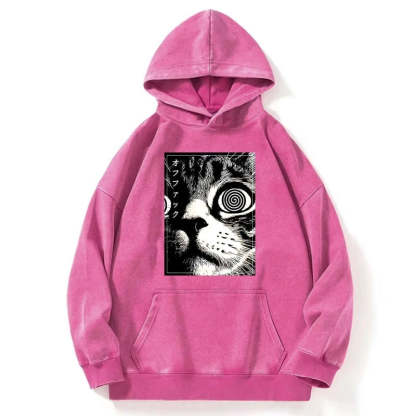 Tokyo-Tiger Scary Cat Japan Washed Hoodie