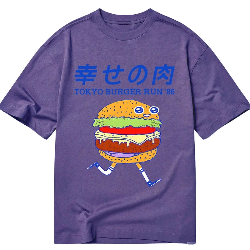 Tokyo-Tiger Tokyo Burger Run Japanese Classic T-Shirt