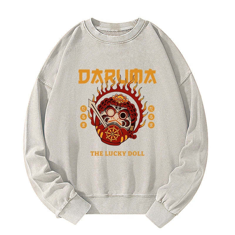 Tokyo-Tiger The Lucky Doll Washed Sweatshirt Sale