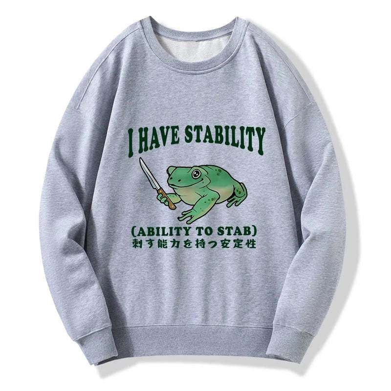 Tokyo-Tiger Mentally Stable Assassin Frog Sweatshirt