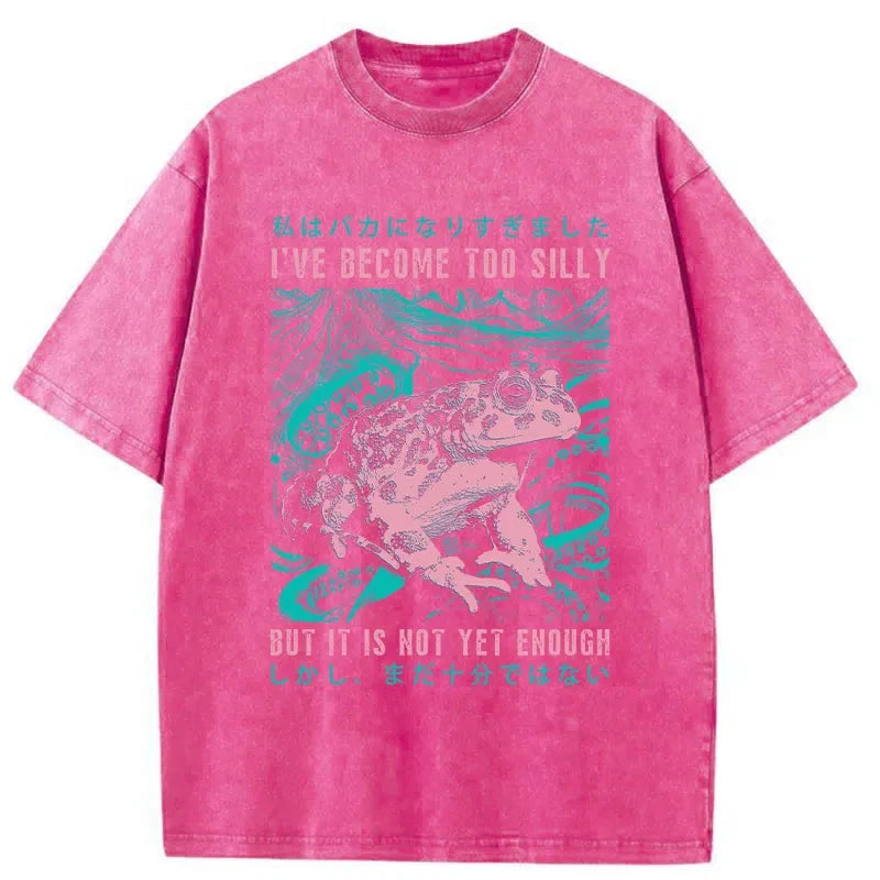 Tokyo-Tiger Stupid Frog Janpan Washed T-Shirt
