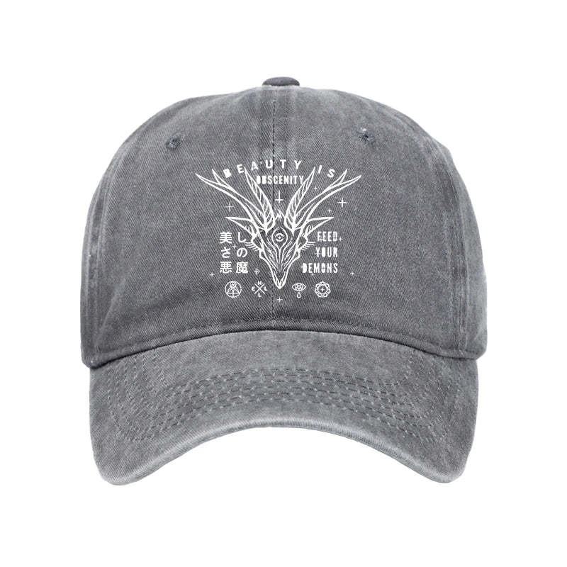 Tokyo-Tiger Beautiful Devil Japanese Washed Cap