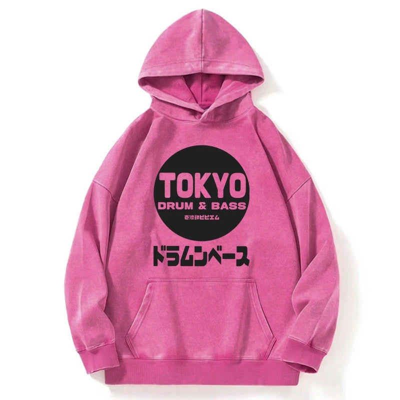 Tokyo-Tiger Tokyo DnB Japanese Washed Hoodie