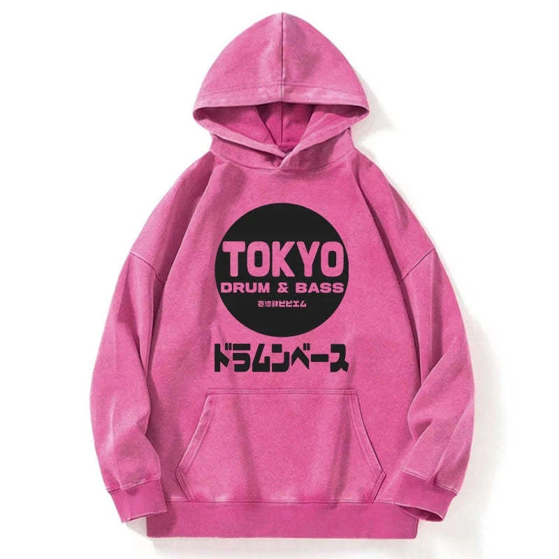 Tokyo-Tiger Tokyo DnB Japanese Washed Hoodie