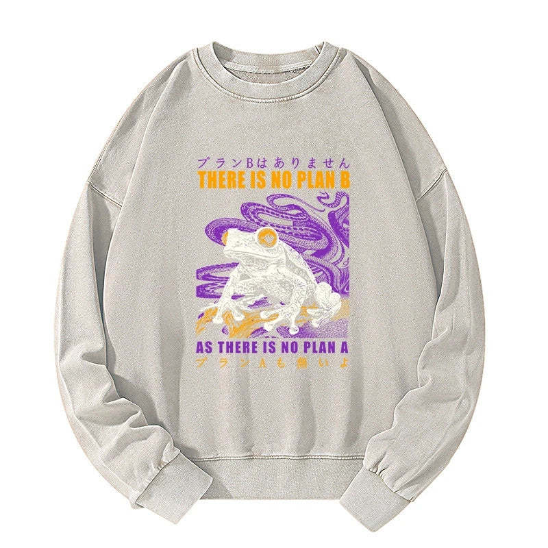Tokyo-Tiger Thers Is No Plan B Frog Washed Sweatshirt Sale