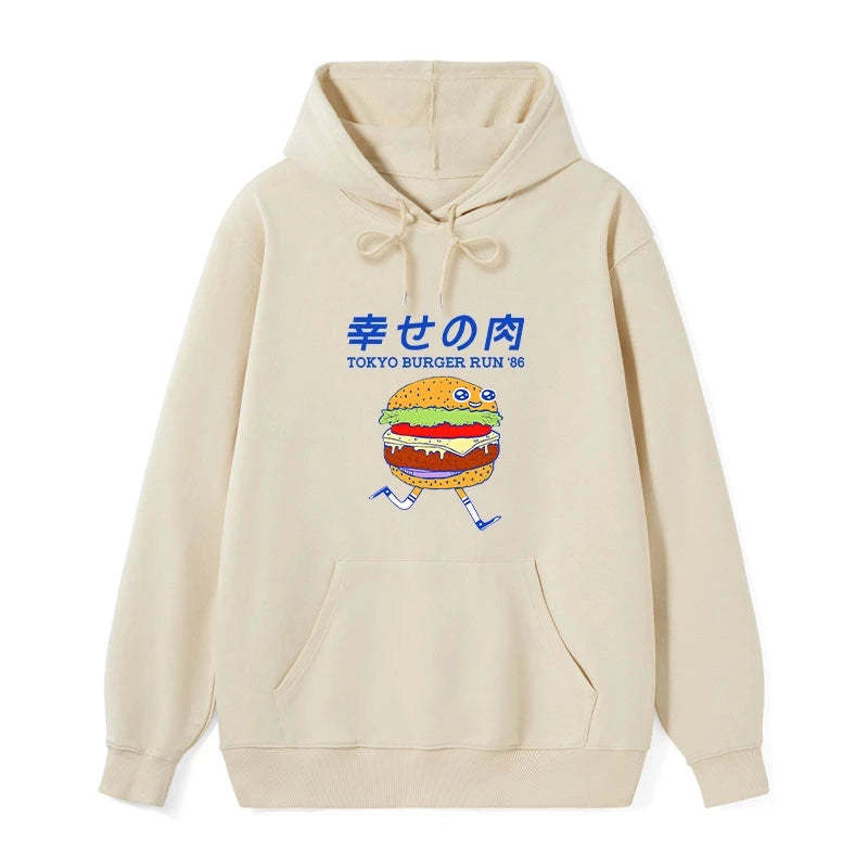 Tokyo-Tiger Tokyo Burger Run Japanese Classic Hoodie Sale