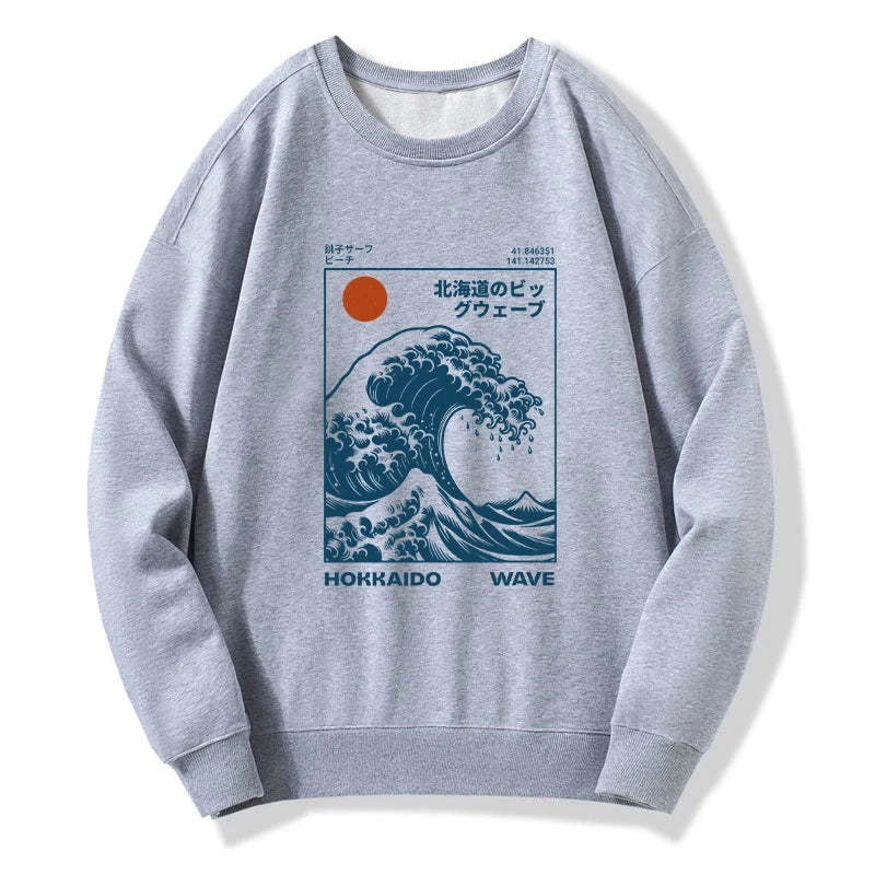 Tokyo-Tiger Hokkaido Wave Japan Sweatshirt
