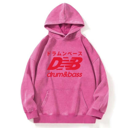 Tokyo-Tiger Drum And Bass Japan Washed Hoodie