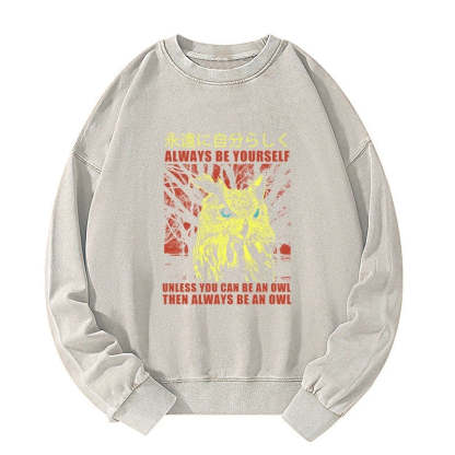 Tokyo-Tiger Always Be Yourself Japanese Washed Sweatshirt