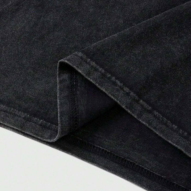 Tokyo-Tiger Up Caffeine Down Depression Washed Long Sleeve T-Shirt