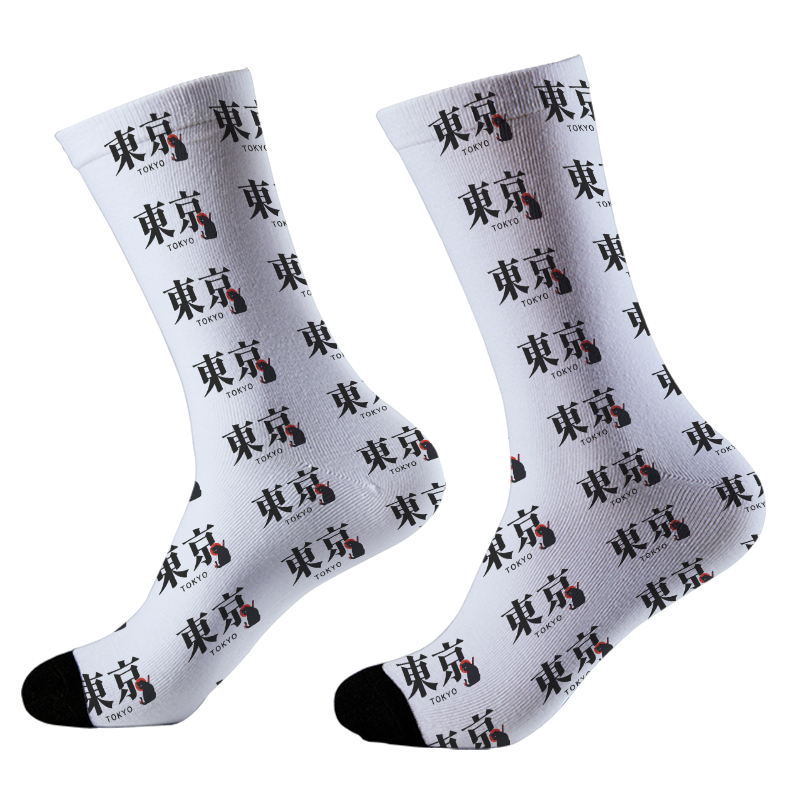 Tokyo-Tiger Japanese Tokyo Kanji Socks