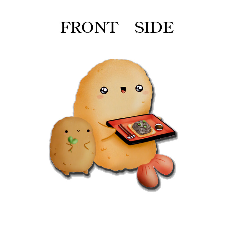 Tokyo-Tiger Cute Shrimp Tempura Fridge Magnet