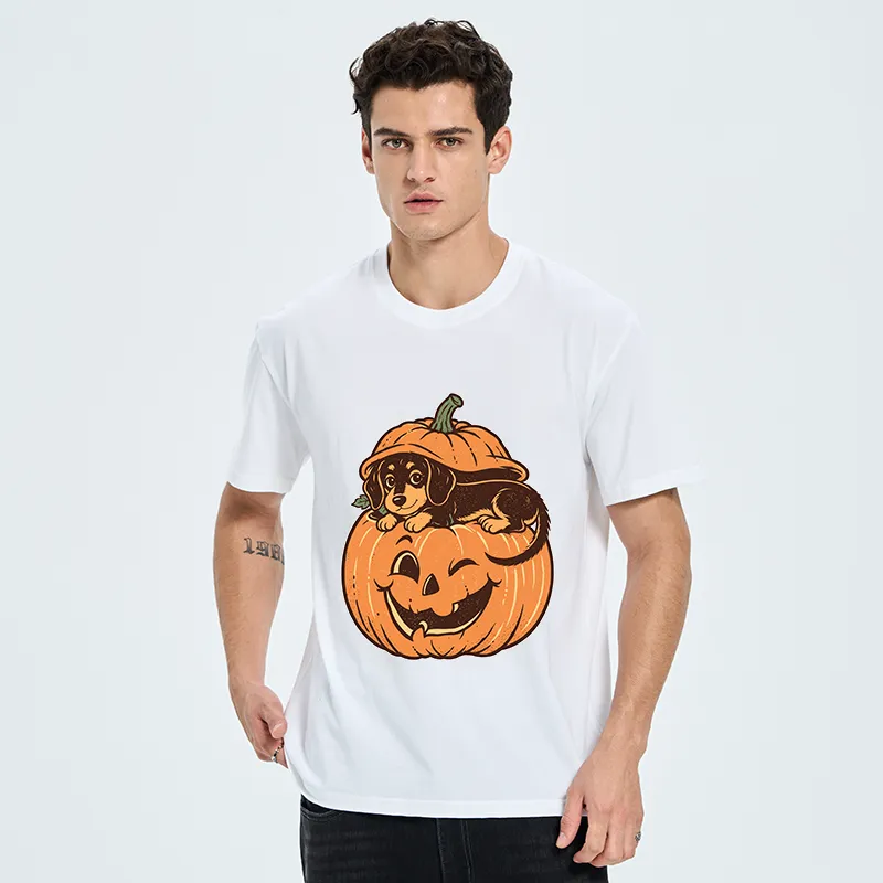 Tokyo-Tiger Retro Pumpkin Dog Classic T-Shirt