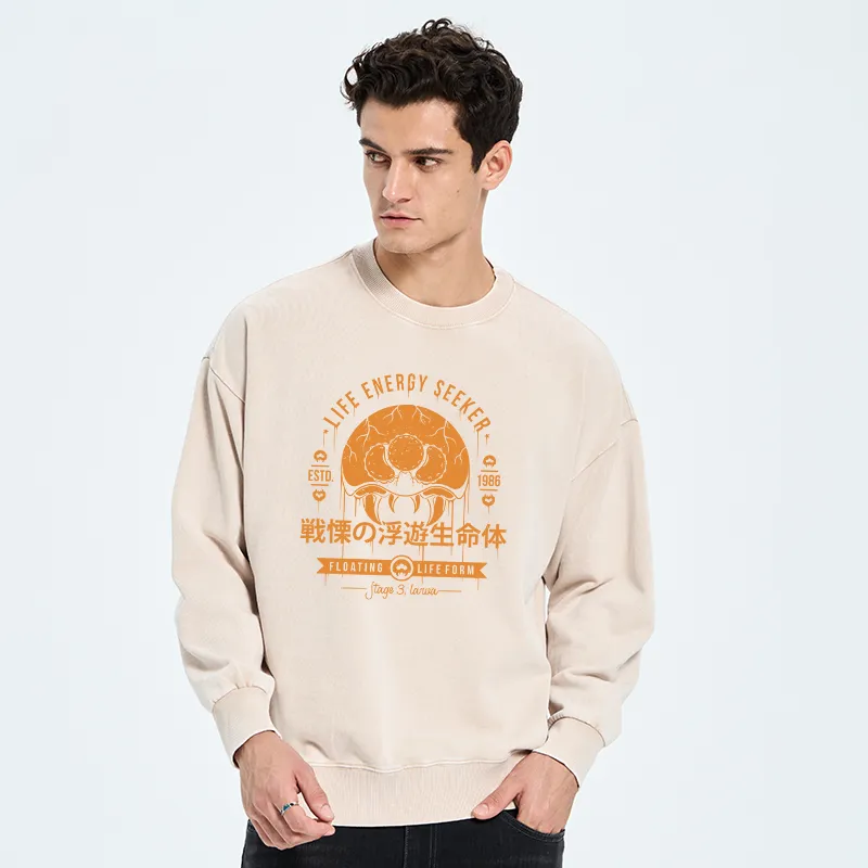 Tokyo-Tiger The Dangerous Larva Washed Sweatshirt