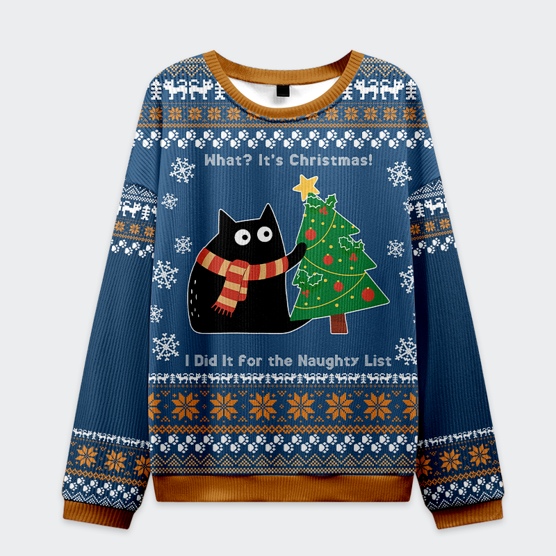 Tokyo-Tiger The Great Wave Japanese Christmas Ugly Sweatshirt