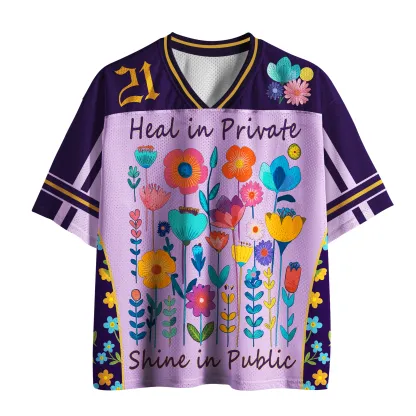 Tokyo-Tiger "Private Growth" Floral Mesh Jersey