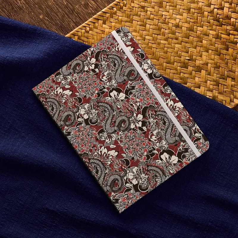 Tokyo-Tiger Japanese Retro Dragon Notebook