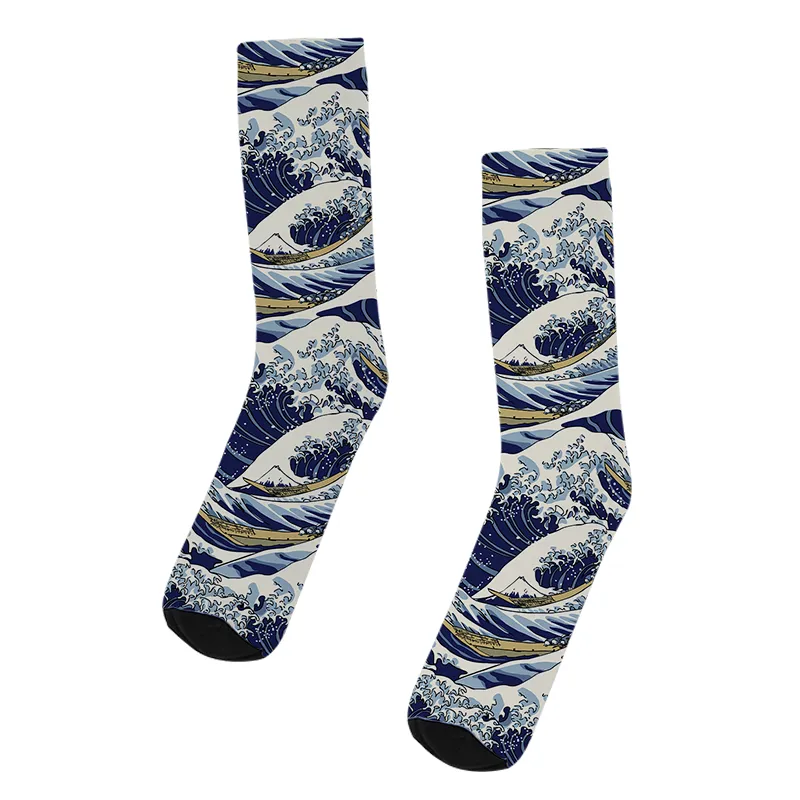 Tokyo-Tiger Japanese Great Wave Socks