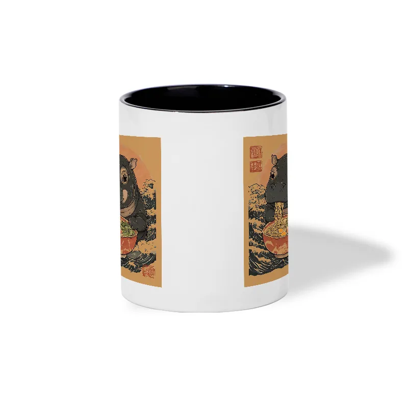 Tokyo-Tiger Moo Deng Eat Ramen Mug