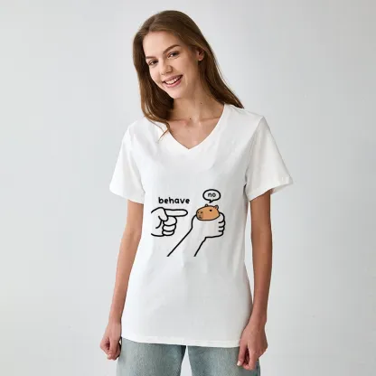 Tokyo-Tiger Dishonest Capybara V-Neck Classic T-Shirt
