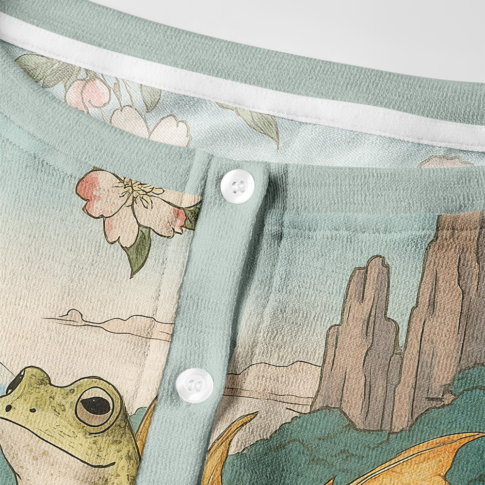 Tokyo-Tiger Frog With Wings Women's Lightweight Cardigan