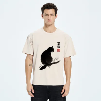 Tokyo-Tiger Mystic Cat Washed T-Shirt