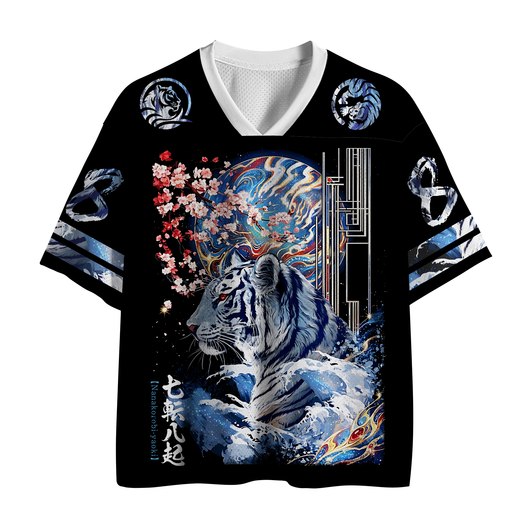 Tokyo-Tiger Celestial Tiger of Resilient Waves Mesh Jersey