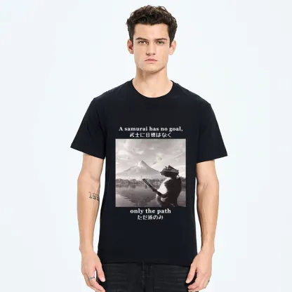 Tokyo-Tiger Samurai Cat At Mount Fuji Classic T-Shirt