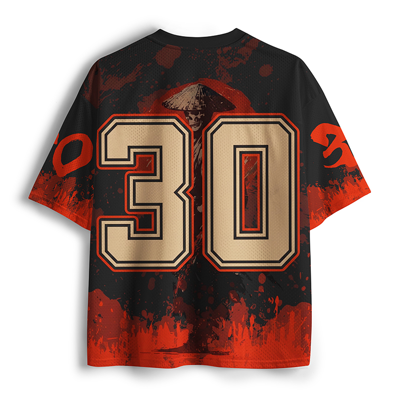 Tokyo-Tiger Ghost Samurai No.30 Mesh Jersey