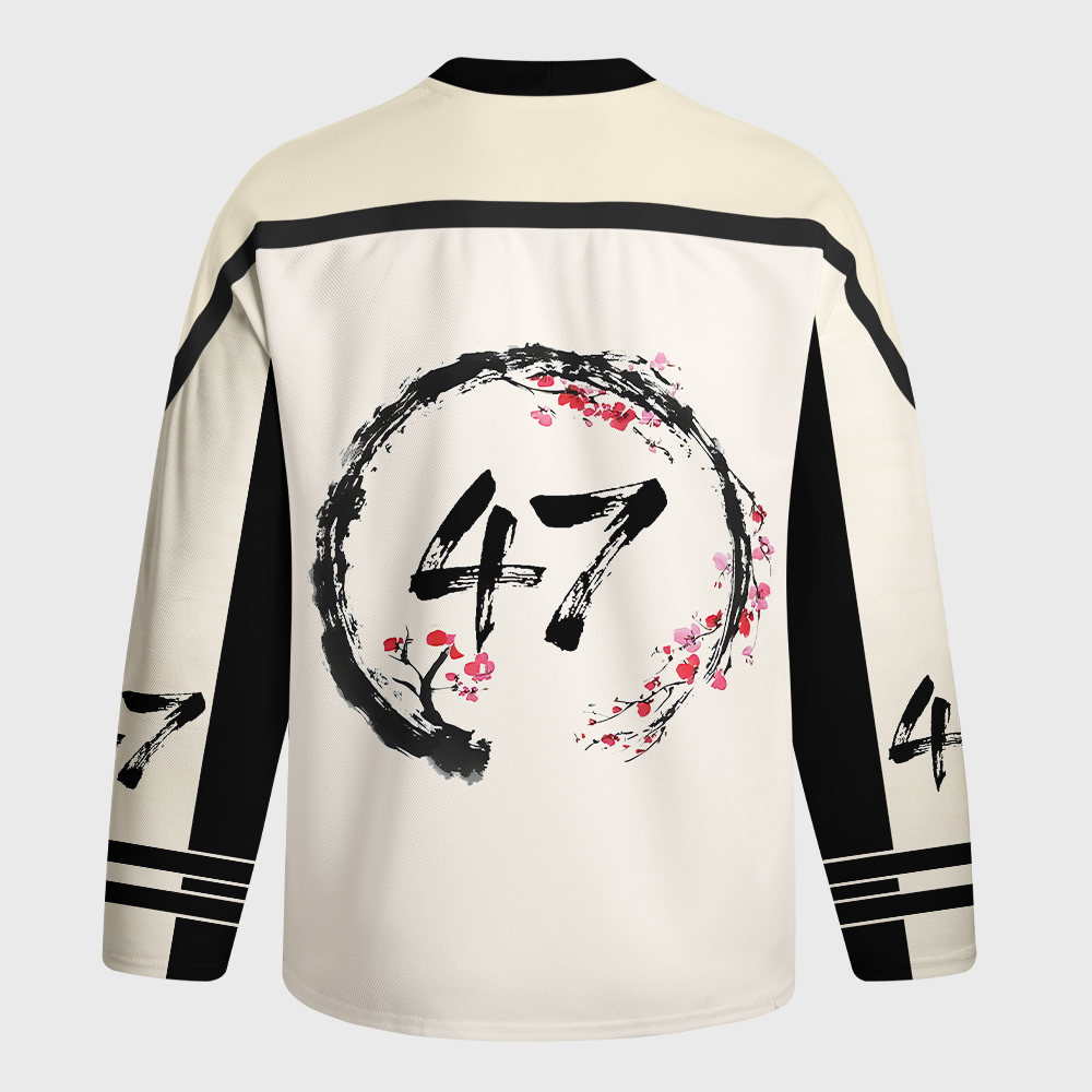 Tokyo-Tiger Justice Kanji Long-Sleeve Hockey Jersey