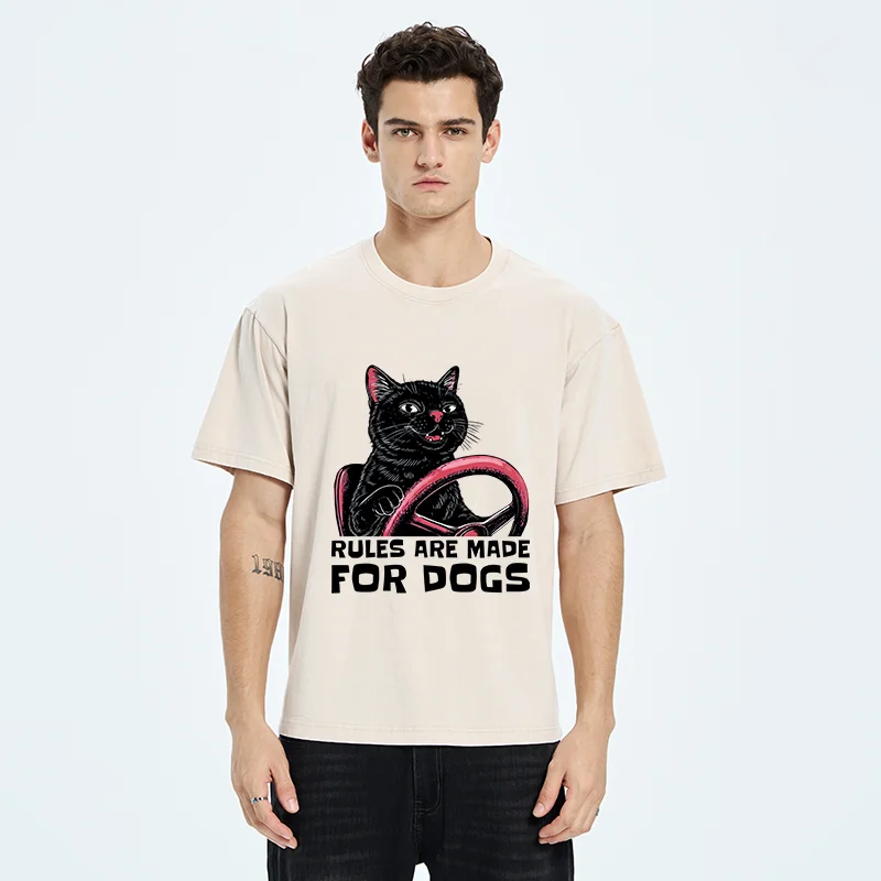 Tokyo-Tiger Cat Driving A Car Washed T-Shirt