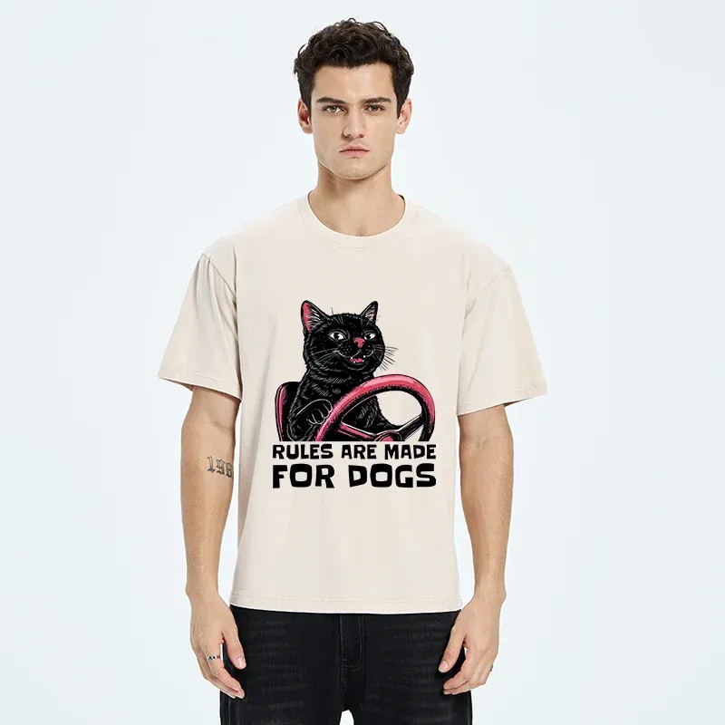 Tokyo-Tiger Cat Driving A Car Washed T-Shirt