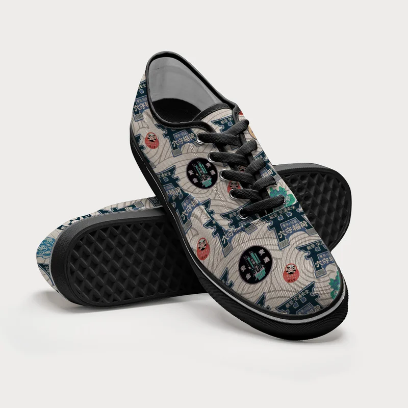 Tokyo-Tiger Traditional Japanese Amulets Canvas Shoes