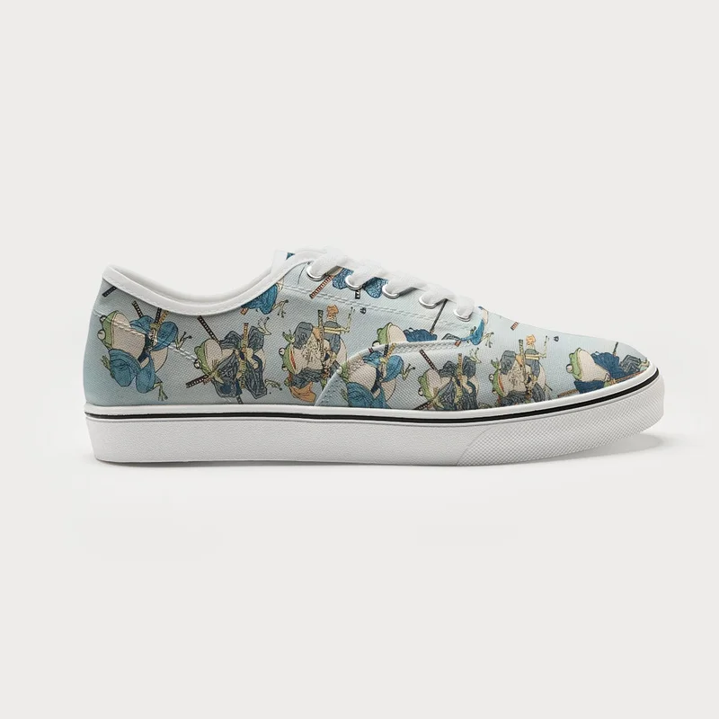 Tokyo-Tiger Frog Samurai Canvas Shoes