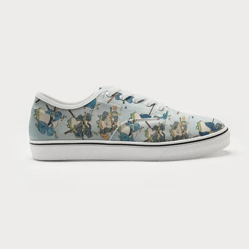 Tokyo-Tiger Frog Samurai Canvas Shoes