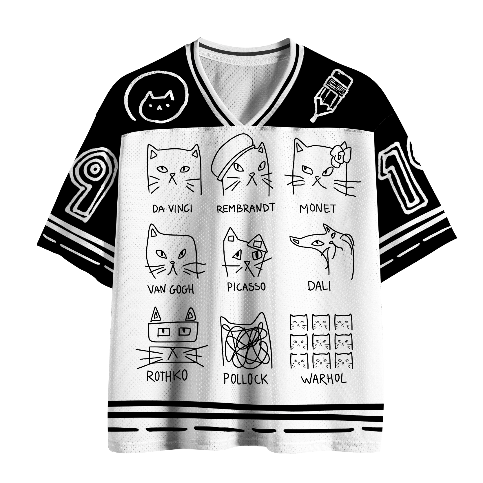 Tokyo-Tiger The Meowsterpiece Mesh Jersey