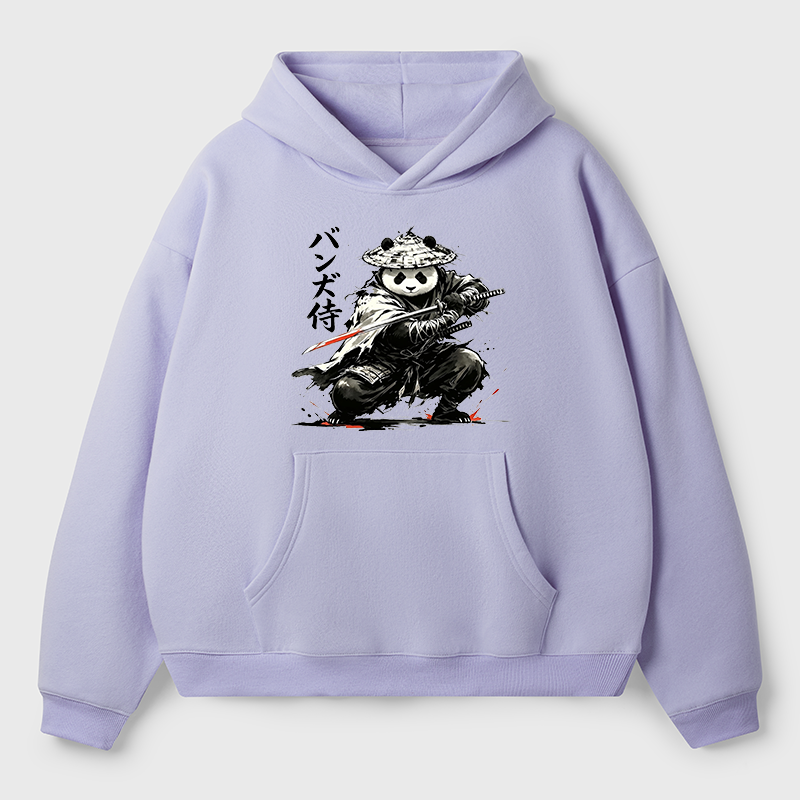 Tokyo-Tiger Panda Samurai Warrior Adult Fleece Hoodie