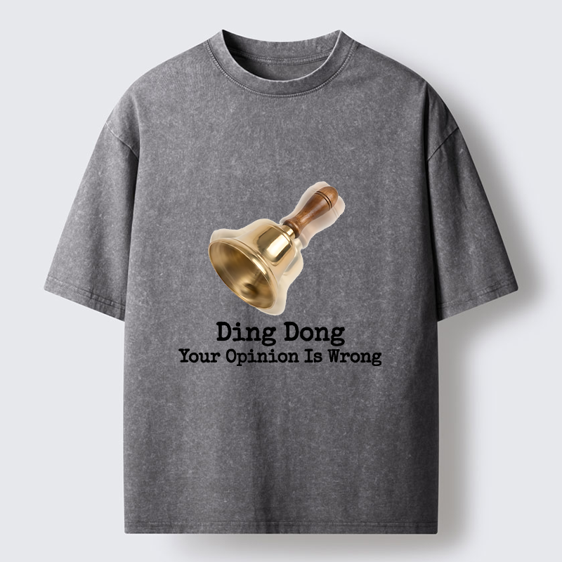 Tokyo-Tiger Funny Bell Quote Art Washed T-Shirt