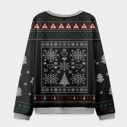 Tokyo-Tiger Funny Goose Honking Through the Snow Christmas Ugly Sweatshirt