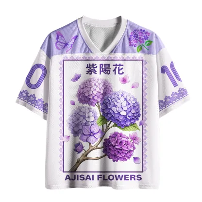 Tokyo-Tiger Lavender Butterfly Dream Mesh Jersey