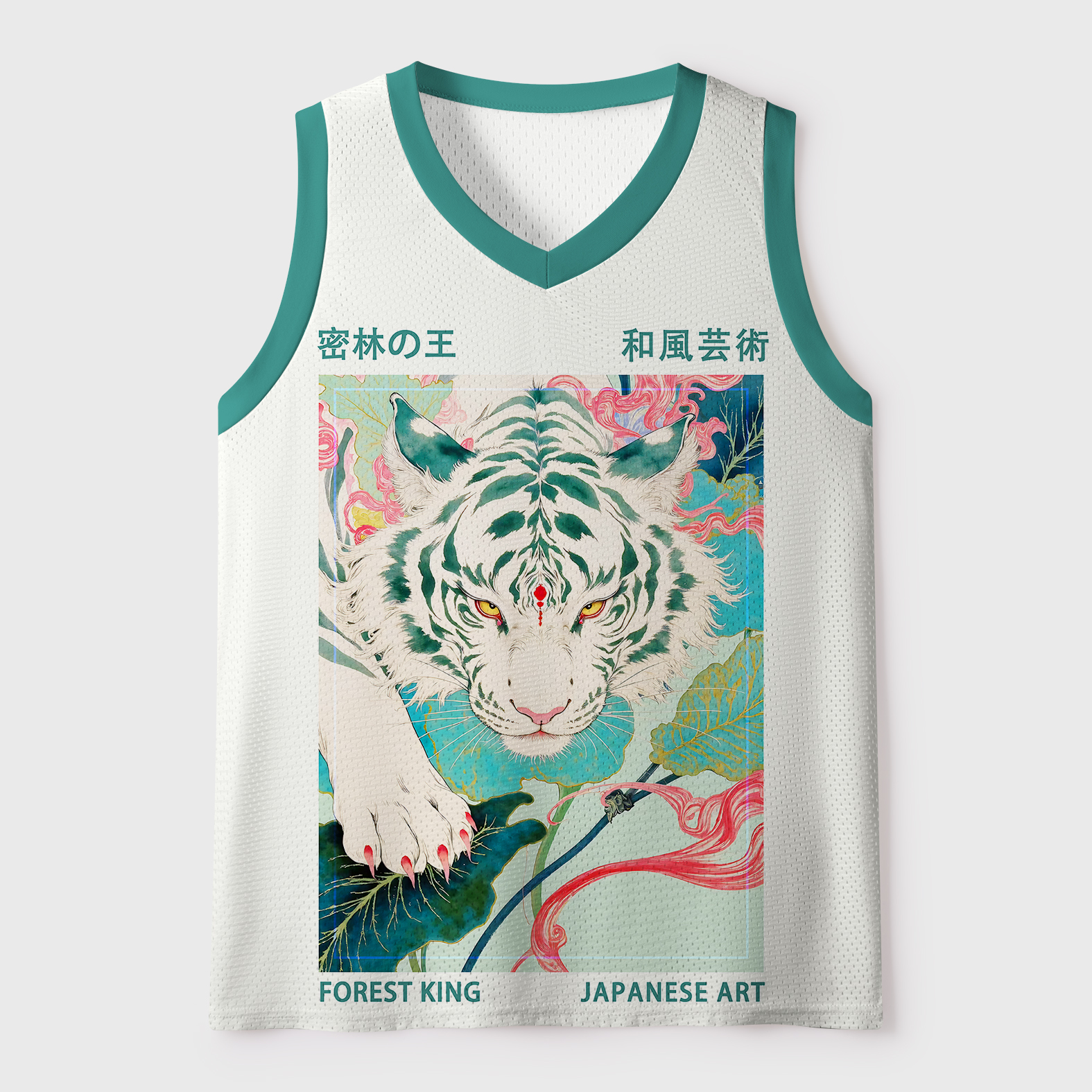 Tokyo-Tiger Guardian Tiger Of The Grove Mesh Tank Top