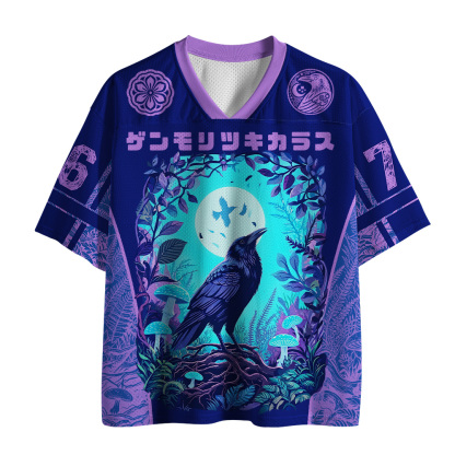Tokyo-Tiger Crow Moon Night Mesh Jersey