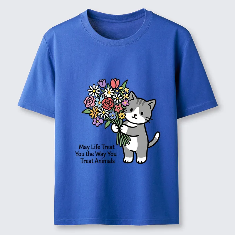 Tokyo-Tiger Funny Cat Bouquet Classic T-Shirt