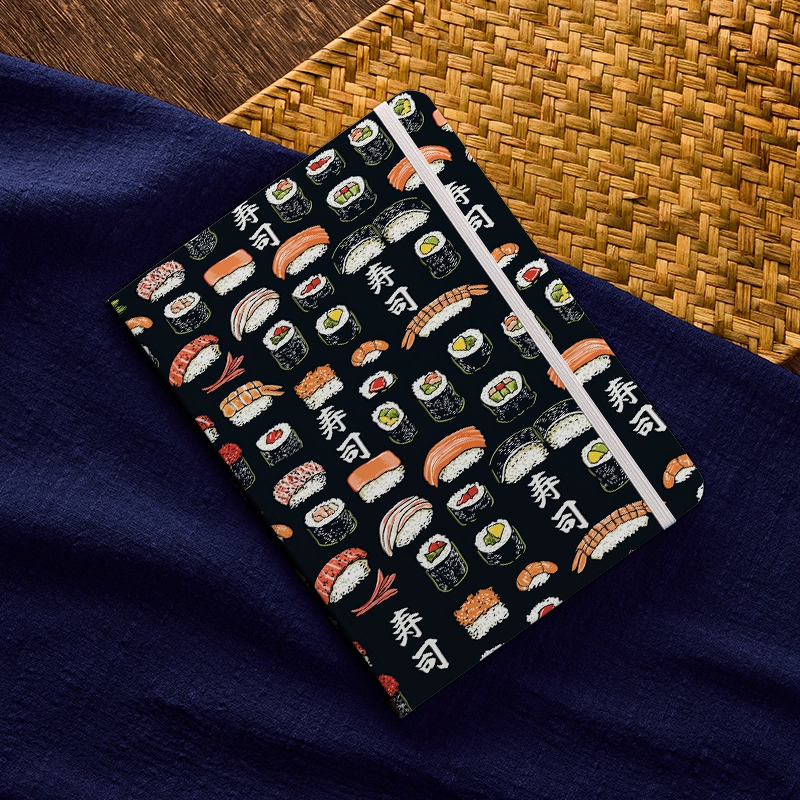 Tokyo-Tiger Delicious Sushi Notebook