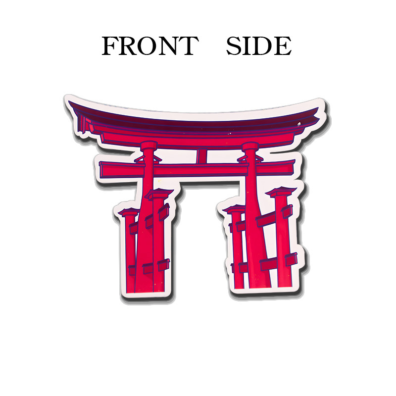 Tokyo-Tiger Japanese Torii Gate Fridge Magnet