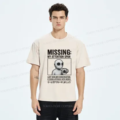 Tokyo-Tiger Approach It With A Meme Washed T-Shirt